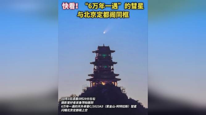 彗星与定都阁，同框观测与记录指南