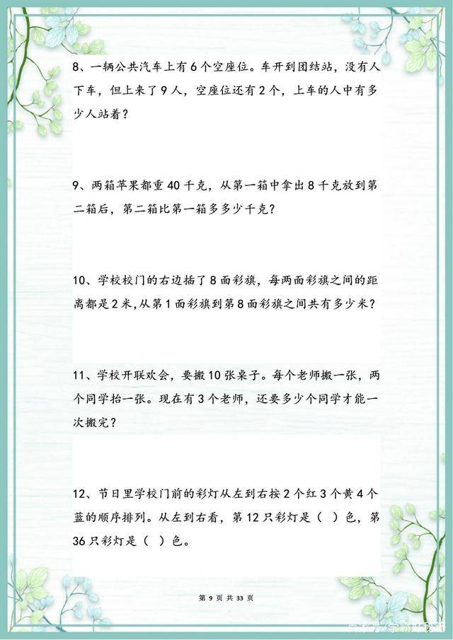二年级下册应用题最新背景与影响分析