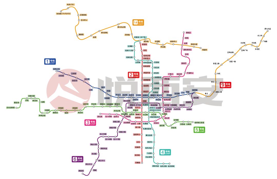 西安地铁9号线最新线路图，探秘城市脉络与小街巷深处的风情