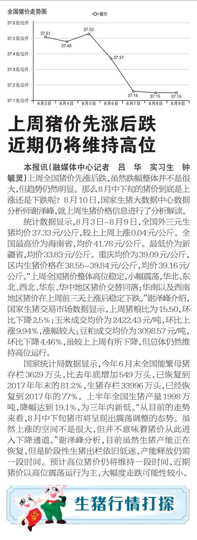 深度解析，最新生猪市场行情走势！